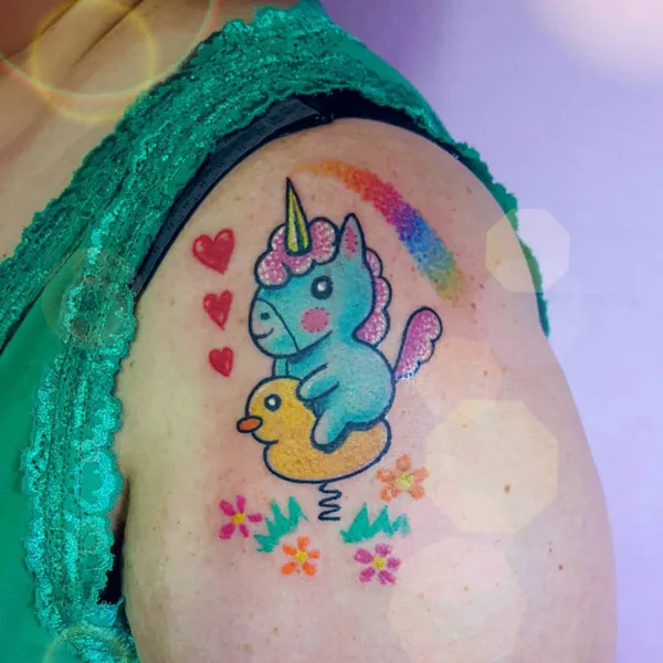 Ducky tattoo 14
