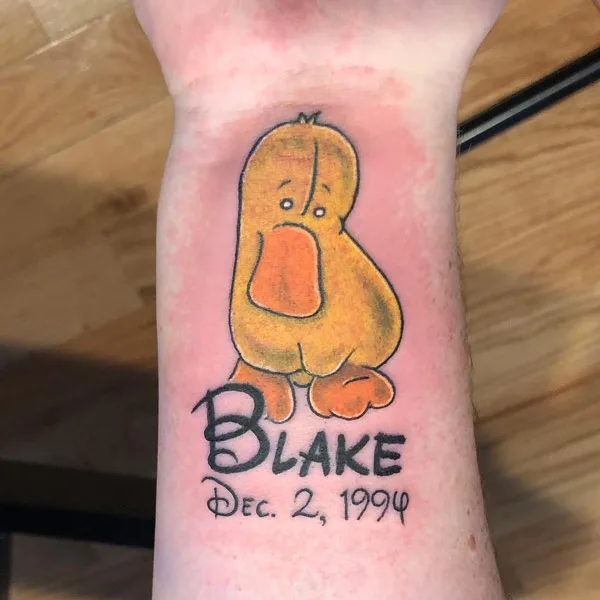 Ducky tattoo 19