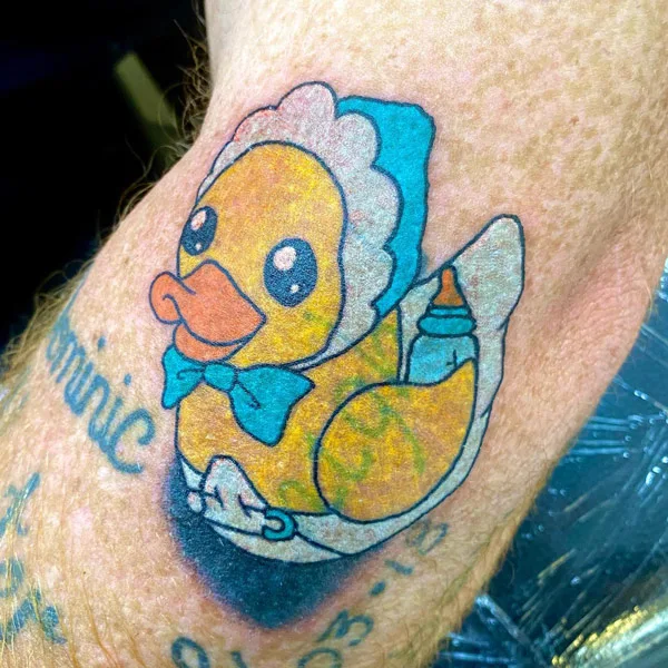 Ducky tattoo 26