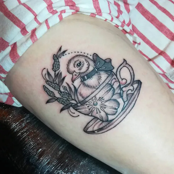 Ducky tattoo 8