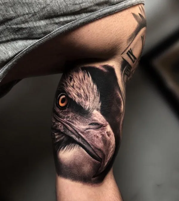 Eagle Face Tattoo