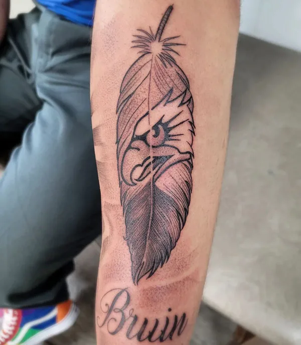 Eagle Feather Tattoo 1