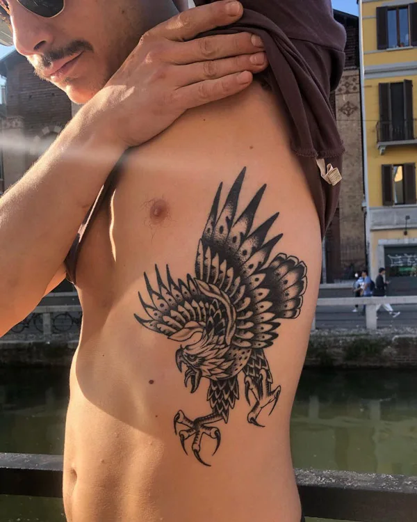 Eagle Rib Tattoo