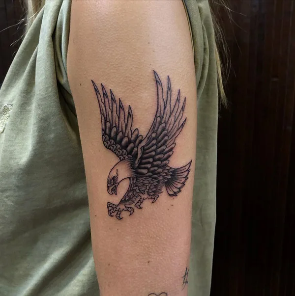 Eagle Tattoo on the Arm 2