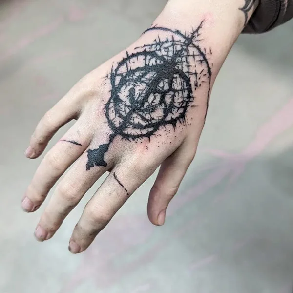 Elden Ring Tattoo on Hand 1