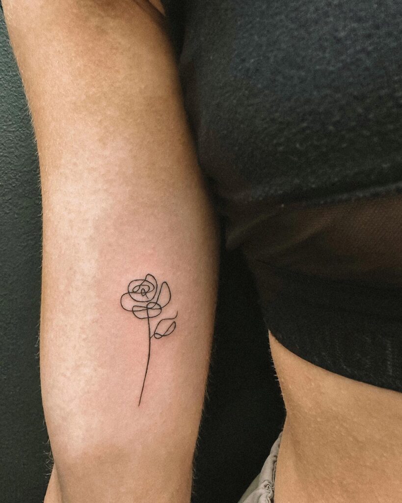 Elegance in ink small inner arm tattoos for females