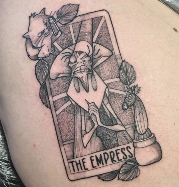 Empress Tarot Card Tattoo 2