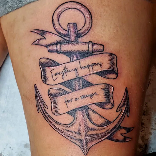 Everything happens for a reason tattoo 4