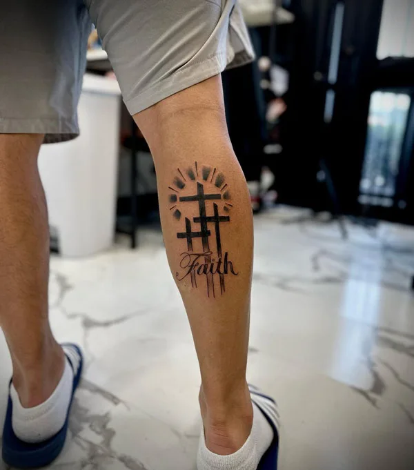 Faith Cross Tattoo 3