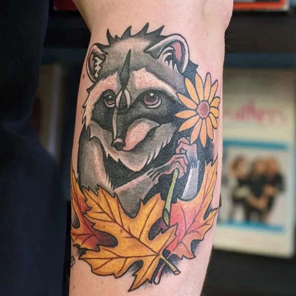 Fall Leaf Tattoo 1