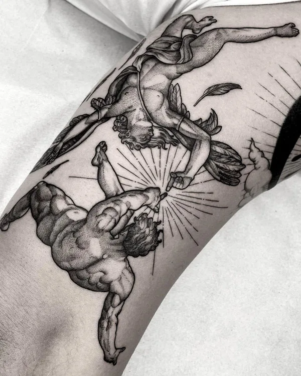 Fall of Icarus Tattoo 2