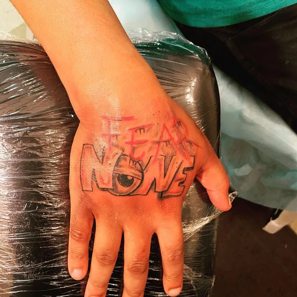 Fear None Tattoo 18