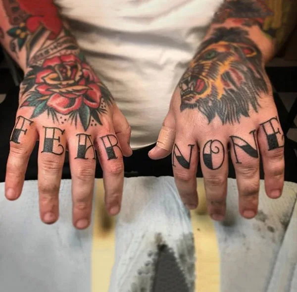 Fear None Tattoo 23