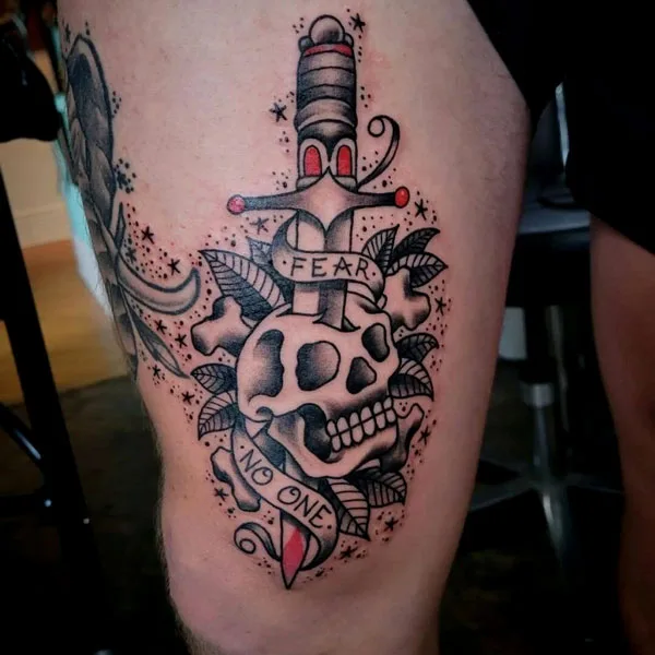 Fear None Tattoo 26