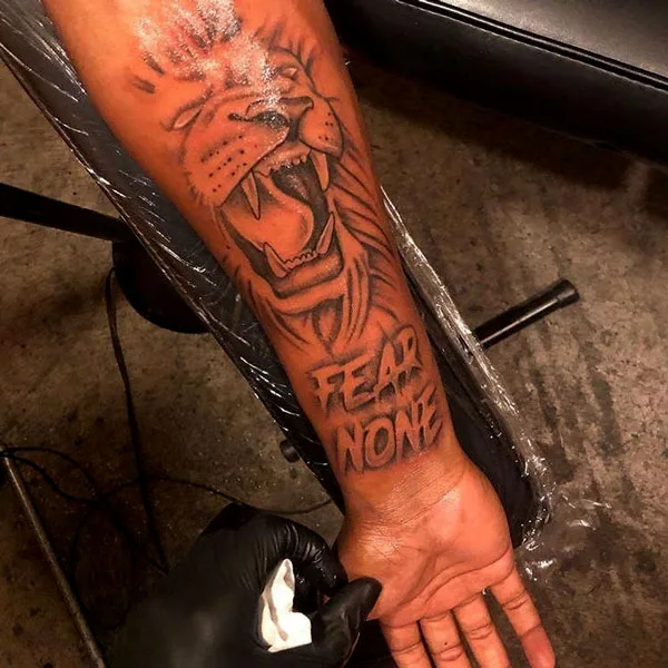 Fear None Tattoo 27