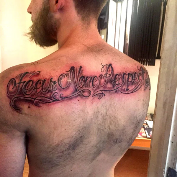 Fear None Tattoo 36