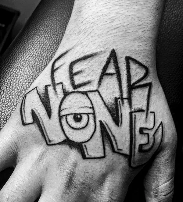 Fear None Tattoo 4
