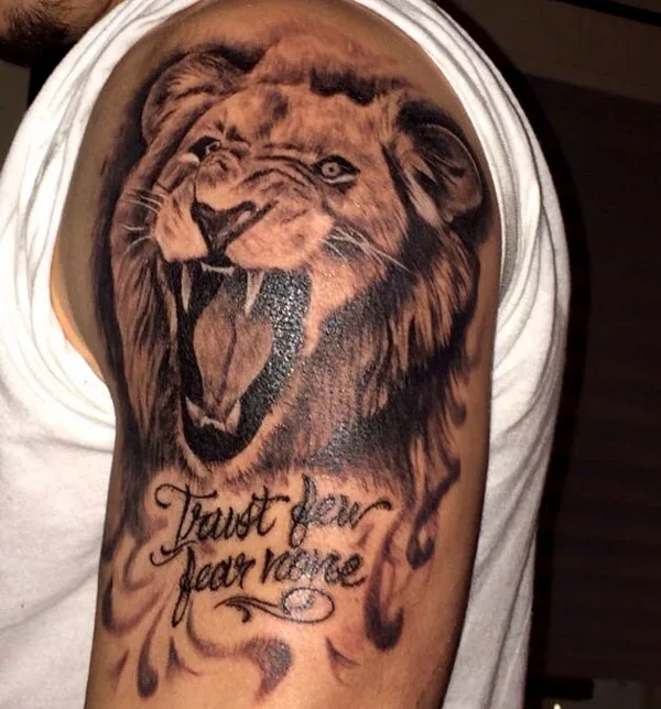 Fear None Tattoo 43