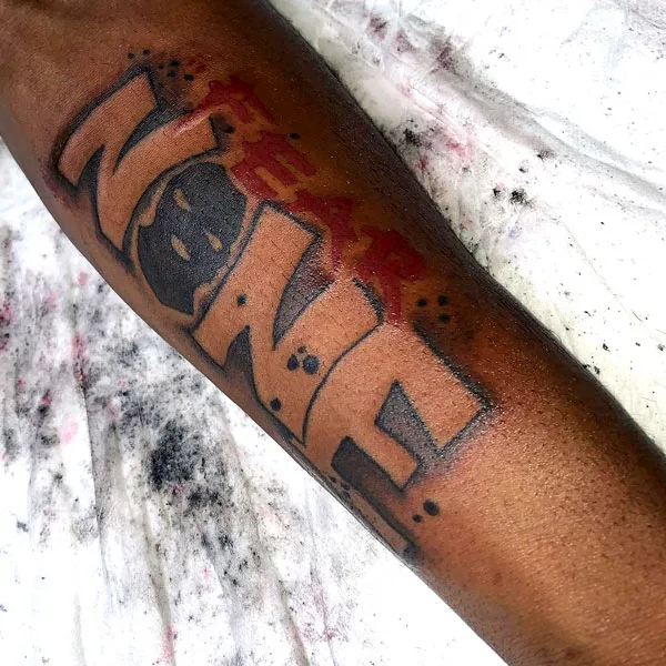Fear None Tattoo 50