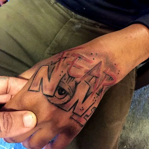 Fear None Tattoo 56