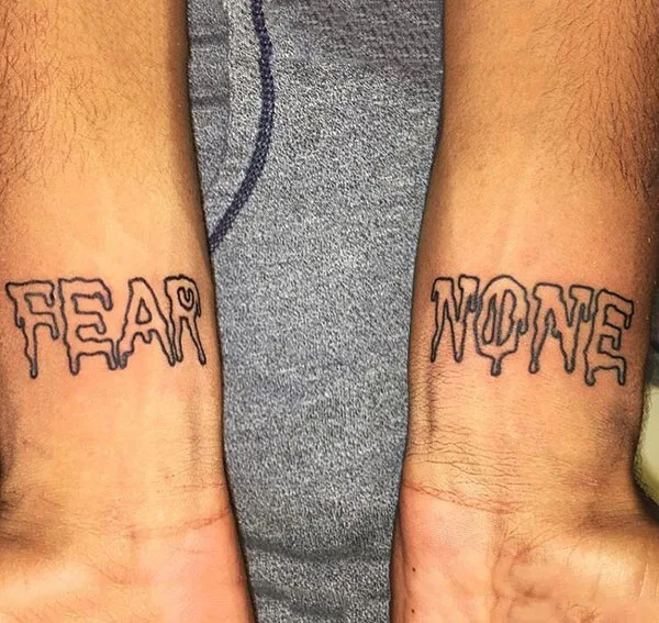 Fear None Tattoo 8