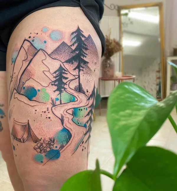 Feminine Nature Tattoo 2