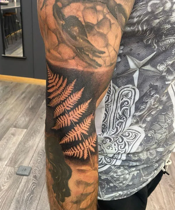 Fern Leaf Tattoo 2