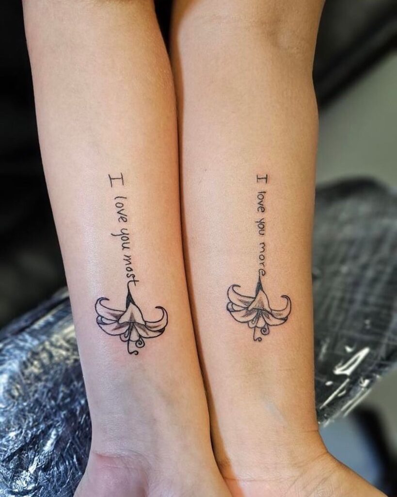 Floral Mother Daughter Tattoos Timeless Symbols of Love and Devotion