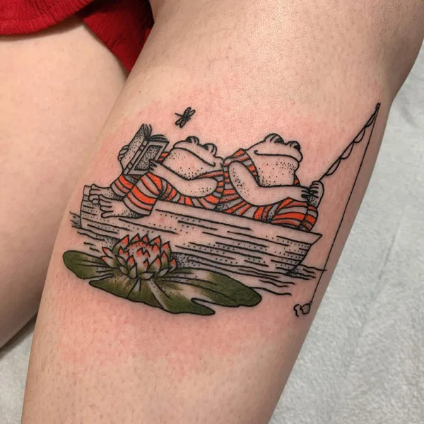 Frog and Toad Tattoo 1