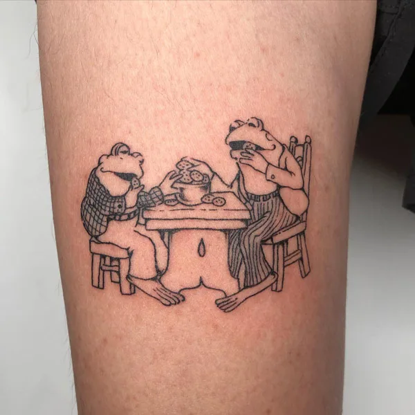 Frog and Toad Tattoo 2