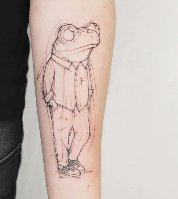 Frogman Tattoo 1
