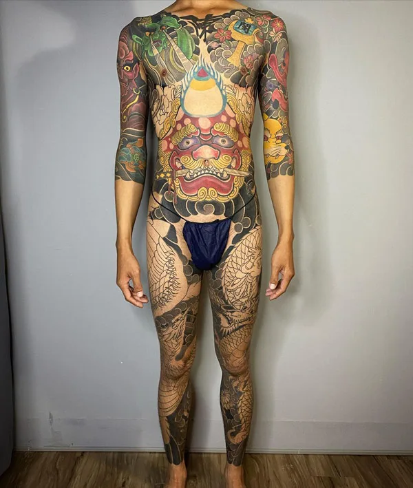 Full Body Yakuza tattoo