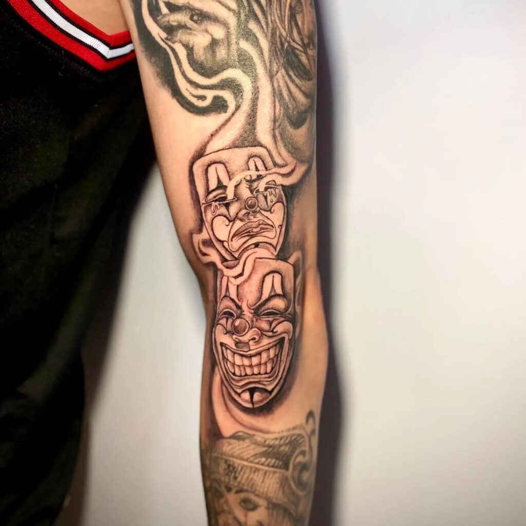 Full Smile Now Cry Later Tattoo On Hand For Men & Women 