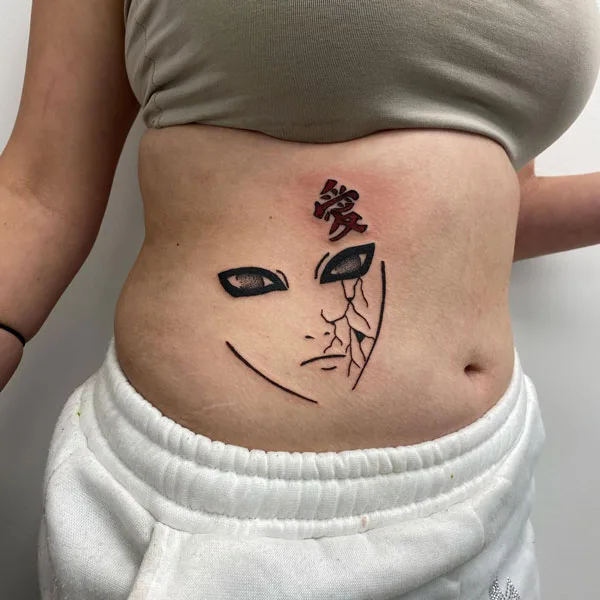 Gaara eye tattoo