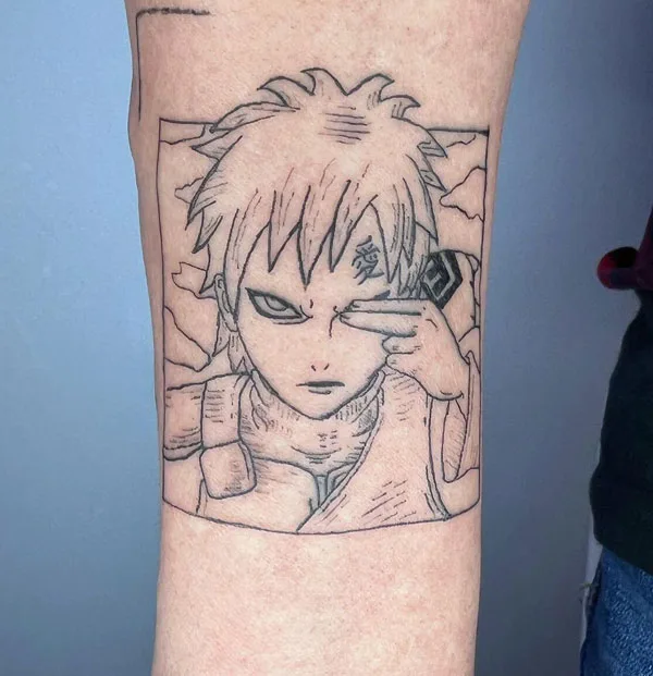 Gaara tattoo 48
