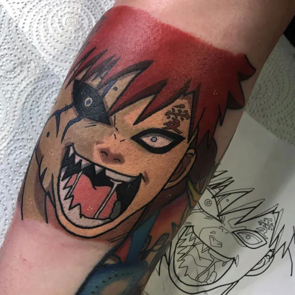 Gaara tattoo 8