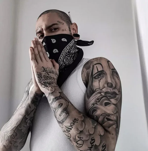 Gangster Chicano Tattoo 1