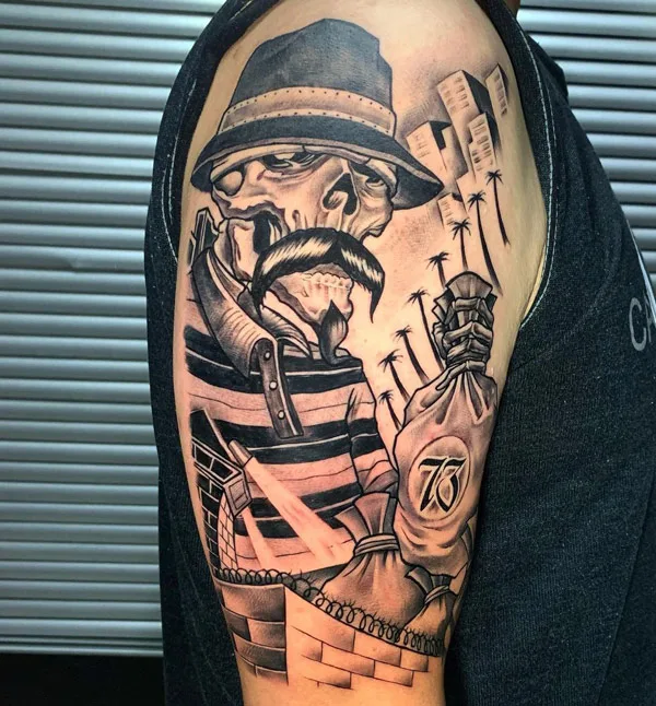 Gangster Chicano Tattoo 4