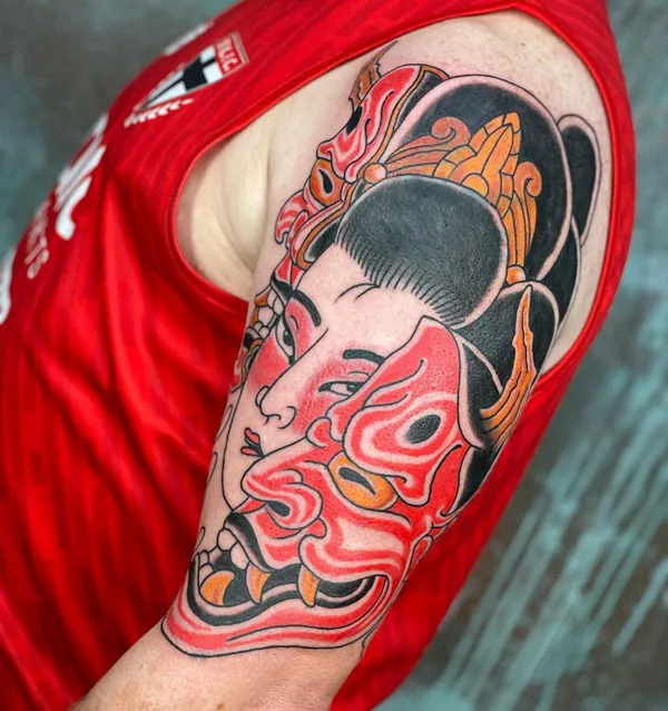Geisha Oni Tattoo 2
