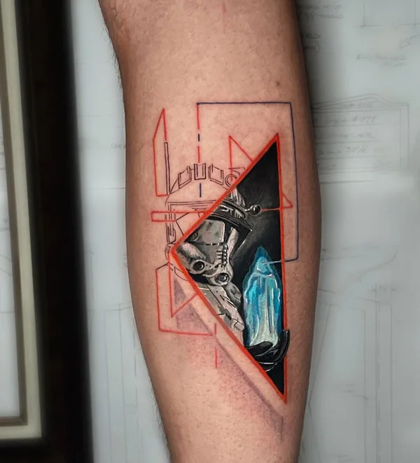 Geometric Star Wars Tattoo 1