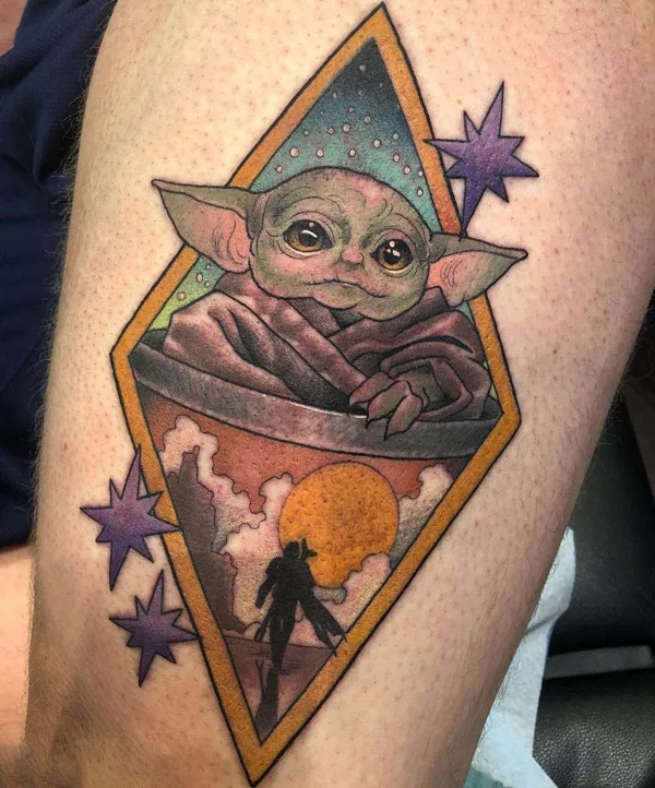 Geometric Star Wars Tattoo 2