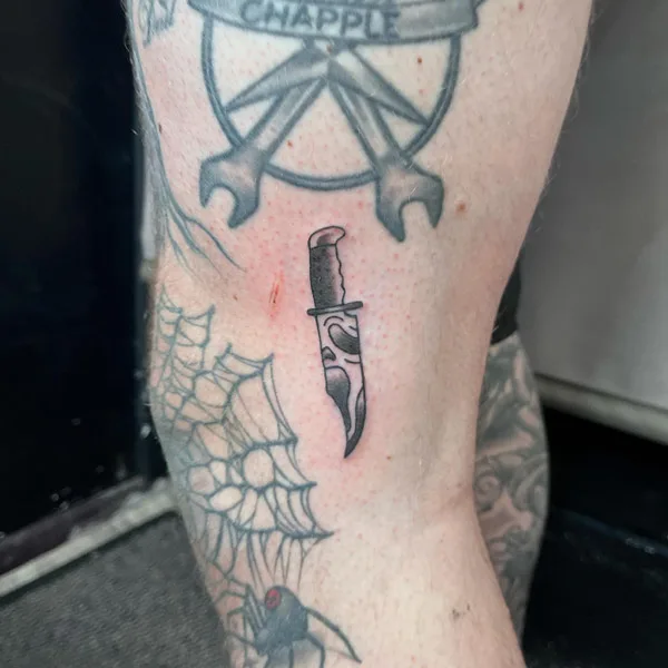 Ghostface tattoo 13