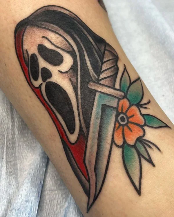 Ghostface tattoo 15