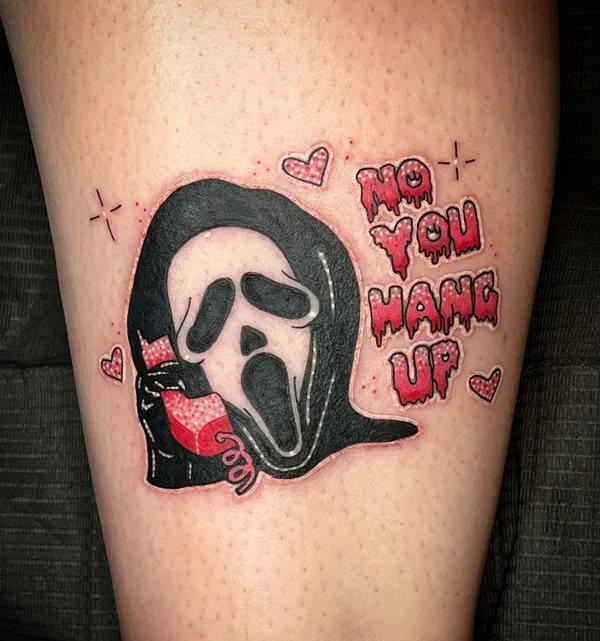 Ghostface tattoo 19