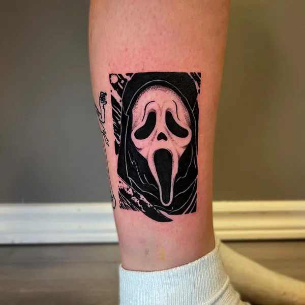 Ghostface tattoo 21