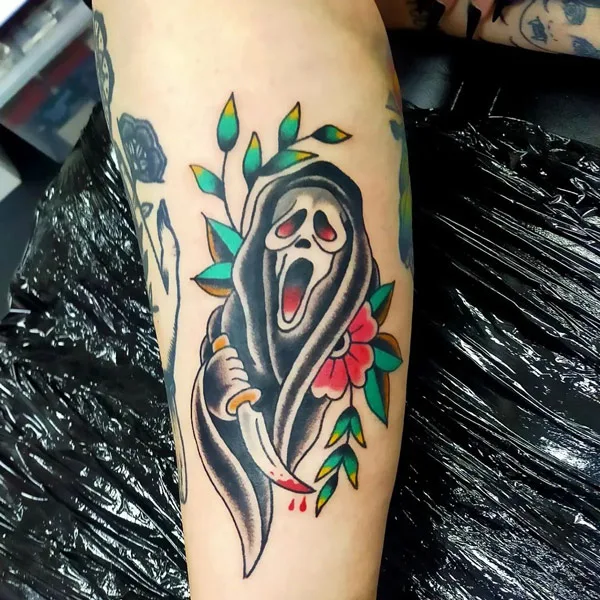 Ghostface tattoo 28