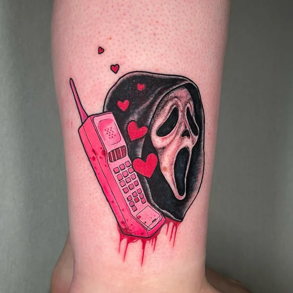 Ghostface tattoo 32