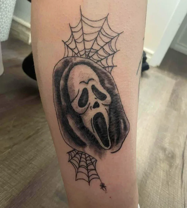 Ghostface tattoo 33