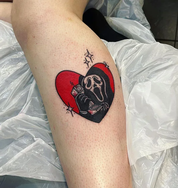 Ghostface tattoo 34
