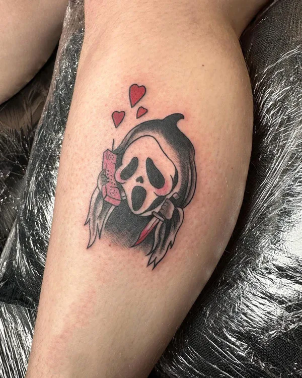 Ghostface tattoo 36